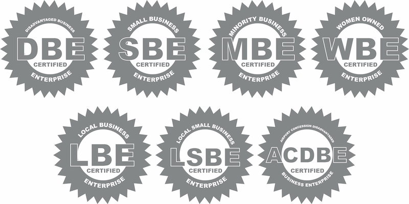 faa-certifications-group-DBE-SBE-MBE-WBE-LBE-LSBE-ACDBE